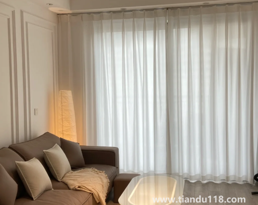 客廳不裝窗簾只裝紗好看嗎(選購窗簾小技巧)(圖2) 客廳不裝窗簾只裝紗好看嗎2