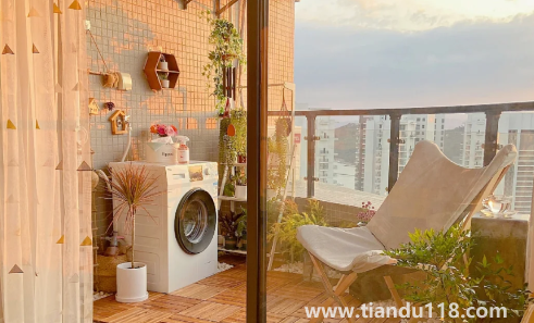 開放式陽臺(tái)能裝電動(dòng)晾衣架嗎(開放式陽臺(tái)要不要鋪過門石)(圖3) 開放式陽臺(tái)能裝電動(dòng)晾衣架嗎3